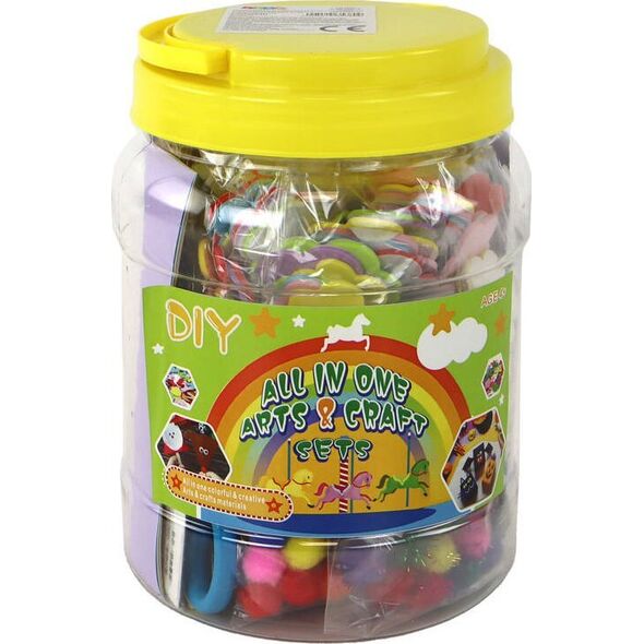 LeanToys Zestaw Artystyczny Kreatywny Plastyczny W Słoiku DIY 13655919 5905515353809