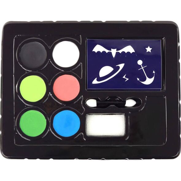 LeanToys Zestaw Do Makijażu Dla Dzieci DIY Malowanie Twarzy Szablony 13655932 5905884459140