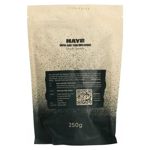 Kawa ziarnista HAYB HAYB - Gwatemala Dark Espresso 250g 13657836 5904844570161