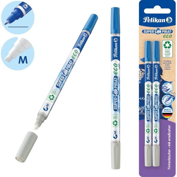 Pelikan Korektor wymazywacz zmazik piór M ECO 2szt PELIKAN 13661980 4012700822253