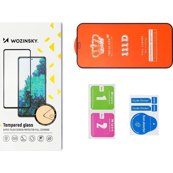 Hurtel Szkło hartowane 9H do Samsung Galaxy S24 Ultra z czarną ramką Full Glue HURTEL 13666892 9145576283868