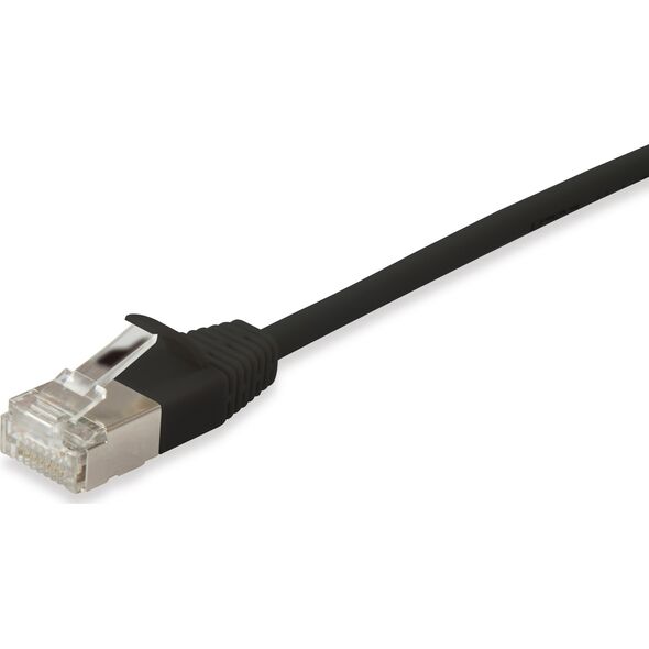 Equip Equip Patchkabel Cat6A  F/FTP 2xRJ45 10.00m sw    Slim  LSZH 13672502 4015867209714