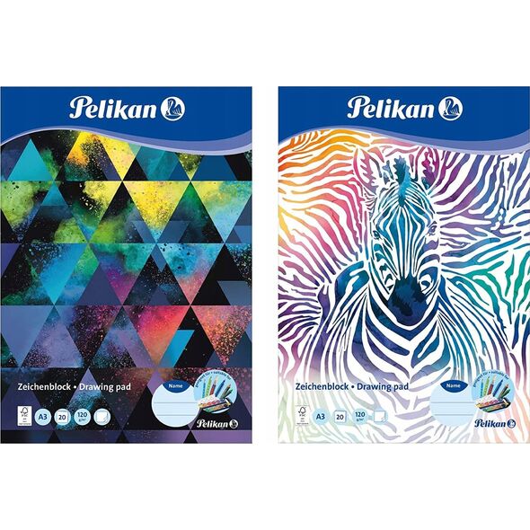 Pelikan Pelikan Zeichenblock DIN A3 120g/m2 20 Blatt 13672503 4012700236791