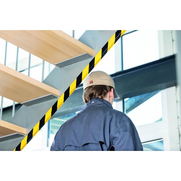 Durable DURABLE Kantenschutzprofil E8R  gelb/schwarz selbstkl 1m 13672637 4005546735863
