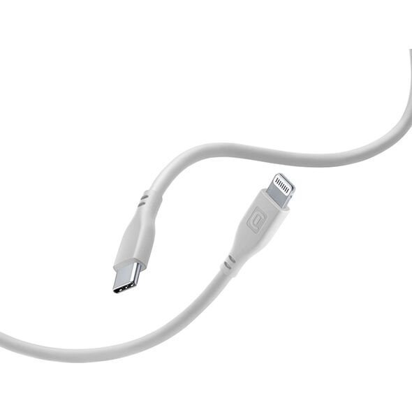 Kabel USB Cellular Line Lightning - USB-C 1.2 m Szary (USBDATASOFTC2LMFID) 13673146 8018080430664