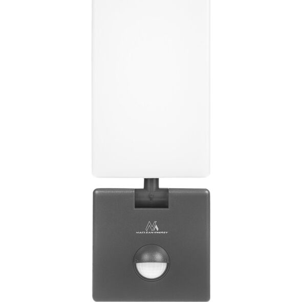 Naświetlacz Maclean Lampa LED z czujnikiem ruchu Maclean, czujnik ruchu PIR, kolor szary, 10W, IP65, 800lm, barwa neutralna biała (4000K) MCE516 GR 13673217 5902211134558