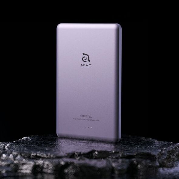 Powerbank Adam Elements Adam Elements Gravity C5 - magnetyczny powerbank bezprzewodowy 5000 mAh fioletowy - Gwarancja bezpieczeństwa. Proste raty. Bezpłatna wysyłka od 170 zł. 13673459 4710343473824