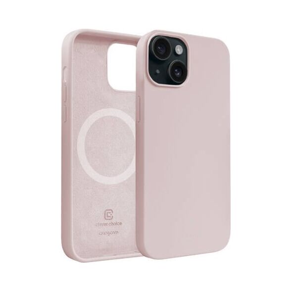 Crong Etui Crong Color Cover Magnetic - iPhone 15 MagSafe piaskowo różowe - Gwarancja bezpieczeństwa. Proste raty. Bezpłatna wysyłka od 170 zł. 13673462 5904310704434