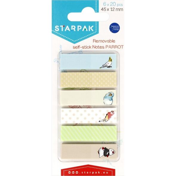 Starpak ZAKLADKA IND 45X12/20K 6KOL PAPUGA STK FOL12/240 13673540 5904335871975