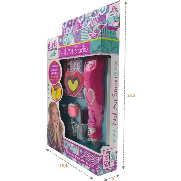 Ciuciubabka Zestaw do dekoracji paznokci Magiczny pył na baterie S101476 13674323 5901384732165