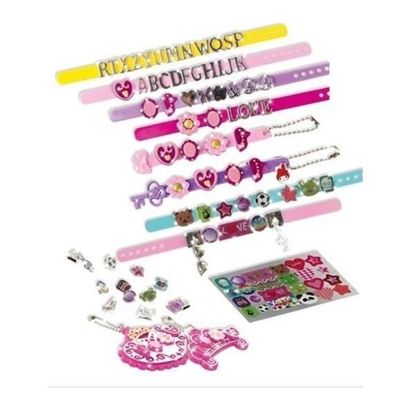 LeanToys Zestaw do Biżuterii Bransoletek Zawieszek Literki DIY 13674462 5905214972738