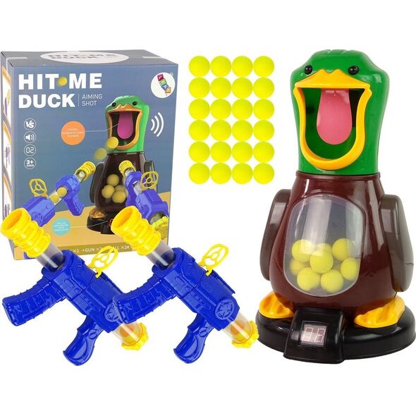 LeanToys Gra Zręcznościowa Strzelanie Do Kaczki Dźwięk 13674536 5905323212985