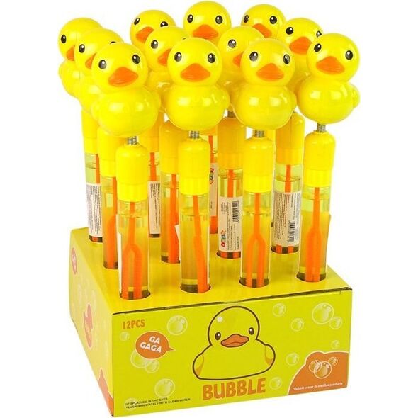 LeanToys Bańki Mydlane Kaczka Żółta Dźwięk 29 cm 13674551 5905323213449