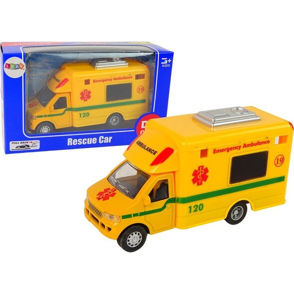 LeanToys Auto Pojazd Ratunkowy Policja Straż Pożarna Napęd Frykcyjny 3 Modele 13674590 5905323214972
