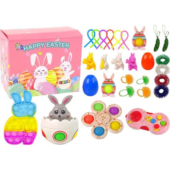 LeanToys Zestaw Zabawek Wielkanocnych Fidget Toys Antystresowe 29 Elementów 13674633 5905323216839