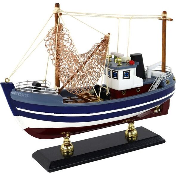 LeanToys Statek Kolekcjonerski Drewniany Kuter Rybacki 13674646 5905323217751