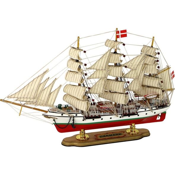 LeanToys Statek Łódź Drewniana Kolekcjonerski Żaglowiec Okręt 13674650 5905323217782