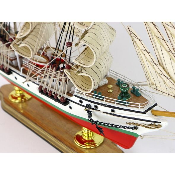 LeanToys Statek Łódź Drewniana Kolekcjonerski Żaglowiec Okręt 13674650 5905323217782