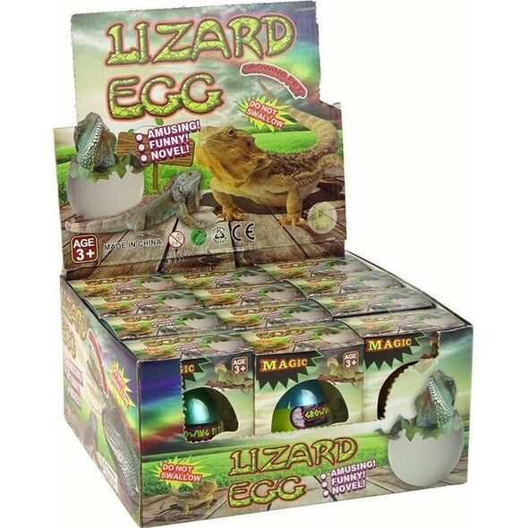 LeanToys Wykluwające się Magiczne Jajko Jaszczurka Rosnące 6 cm 13674760 5905515353700