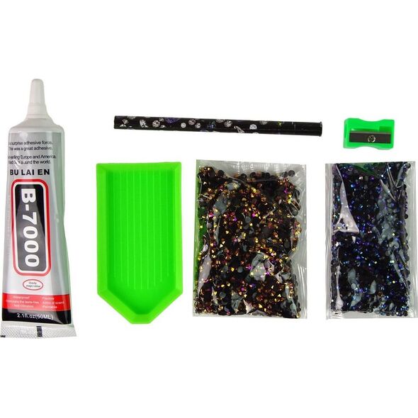 LeanToys Zestaw Jednorożec DIY Diamenty Kryształki Brązowy 13675006 5905679071625
