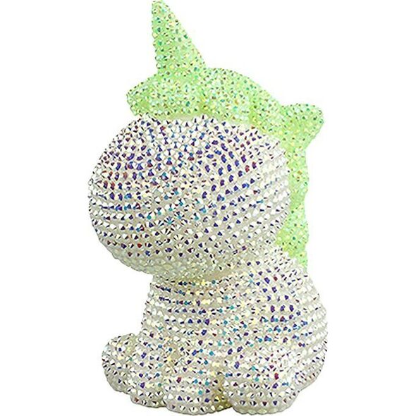 LeanToys Zestaw Jednorożec DIY Diamenty Kryształki Zielony 13675007 5905679071656