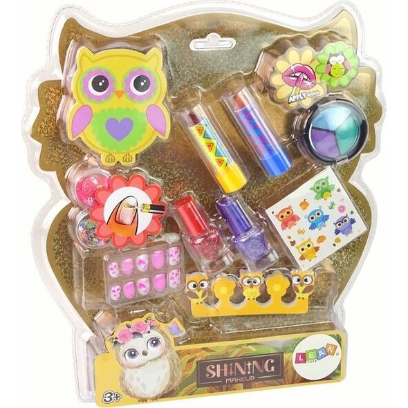 LeanToys Zestaw Do Makijażu Zdobienie Paznokci Sowa 13675029 5905679072417