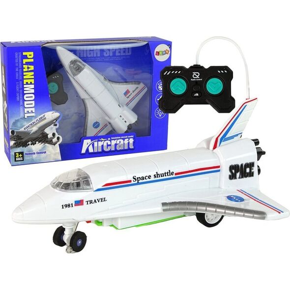 LeanToys Odrzutowiec Zdalnie Sterowany Pilot Biały 13675162 5905679077221