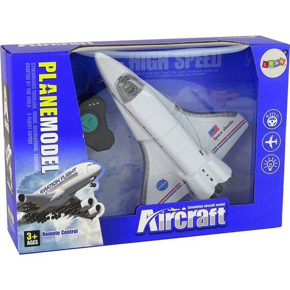LeanToys Odrzutowiec Zdalnie Sterowany Pilot Biały 13675162 5905679077221