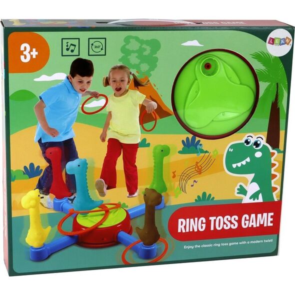 LeanToys Gra Zabawka Zręcznościowa Dinozaury Ringi 360* 13675200 5905679077863