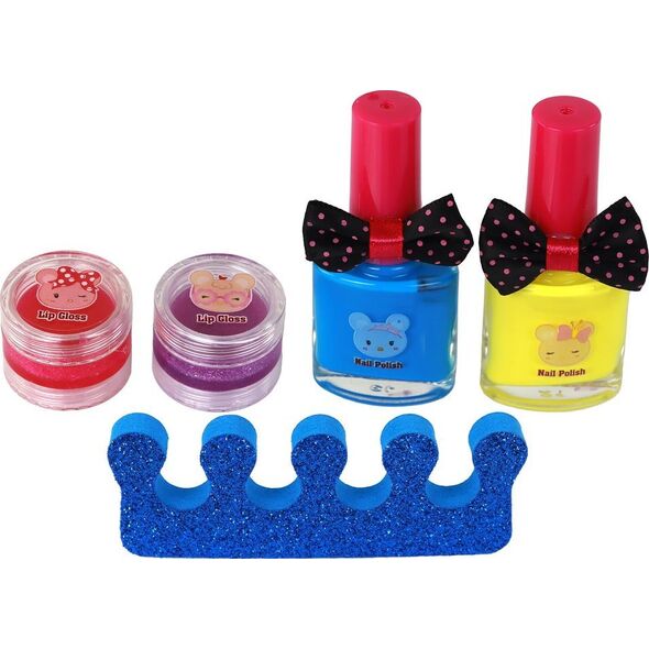 LeanToys Zestaw Piękności Kuferek Różowy DIY Makijaż Paznokcie Akcesoria 13675633 5905884459102