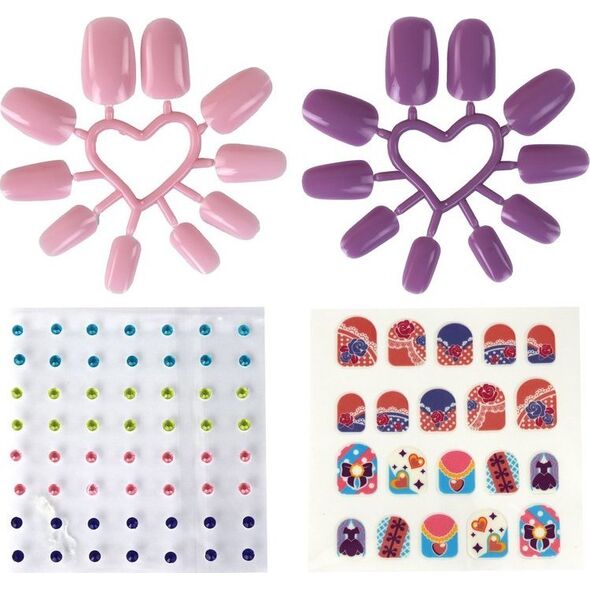 LeanToys Zestaw Piękności Kuferek Różowy DIY Makijaż Paznokcie Akcesoria 13675633 5905884459102