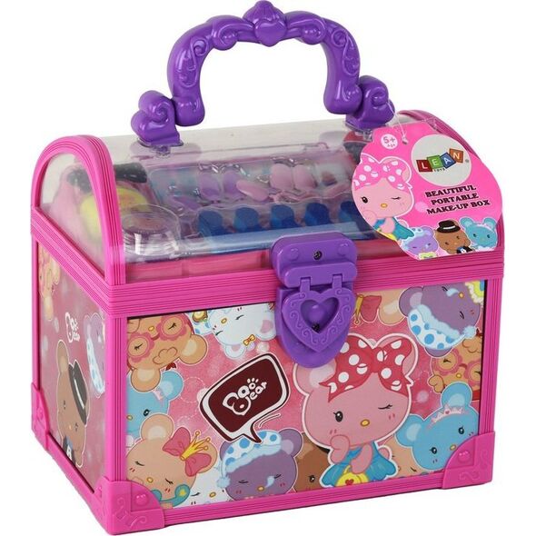 LeanToys Zestaw Piękności Kuferek Różowy DIY Makijaż Paznokcie Akcesoria 13675633 5905884459102