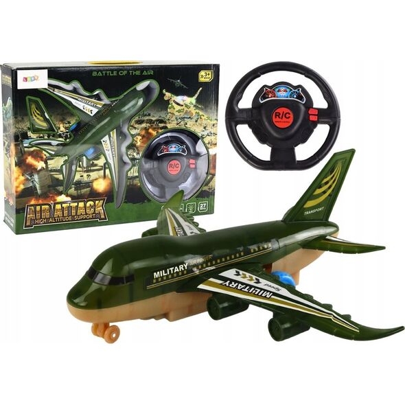 LeanToys Samolot Wojskowy Myśliwiec Zdalnie Sterowany RC Światła 13675705 5905991000969