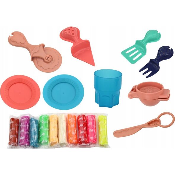 LeanToys Ciastolina Owoce DIY Masa Plastyczna Zestaw Akcesoria 13675797 5905991004028