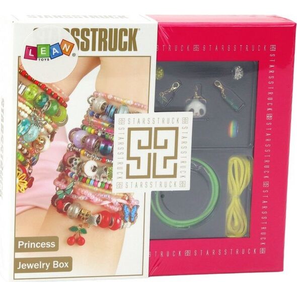 LeanToys Zestaw do Tworzenia Bransoletek Biżuterii Zawieszki Koraliki 13675816 5905991004219