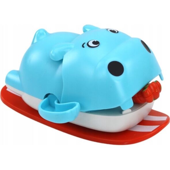 LeanToys Zabawka Do Kąpieli Nakręcana Pływający Hipopotam Na Desce 13675905 5905991005551