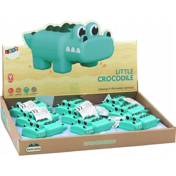 LeanToys Zabawka Do Kąpieli Krokodylek Nakręcany Zielony 13675906 5905991005575
