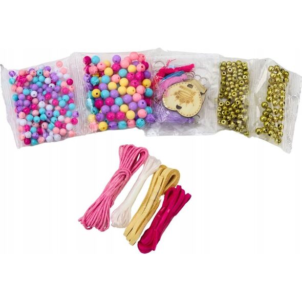LeanToys Zestaw Do Tworzenia Bransoletek Pojemnik Koraliki Zawieszki 13675927 5905991005940