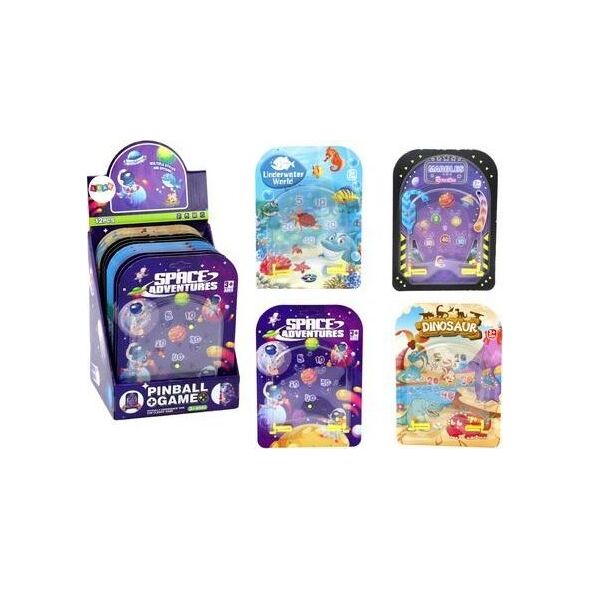 LeanToys Gra Kieszonkowa Pinball Flipper Kosmos Dinozaury Ocean 13675939 5905991006091