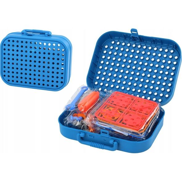 LeanToys Zestaw DIY Walizka Układanka Dinozaury Klocki 227 ele. 13675948 5905991006183