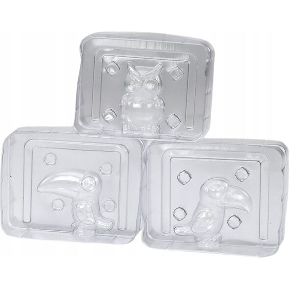 LeanToys Zestaw Kreatywny Artystyczny Ptaki 3D Gips Farbki 13675959 5905991006404