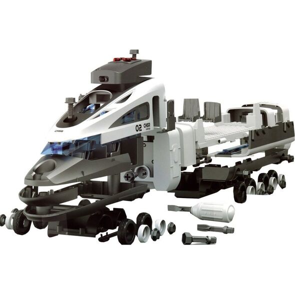 LeanToys Pociąg Kolejka Do Skręcania Śrubokręt Tory Światła Dźwięki 13676001 5905991006985