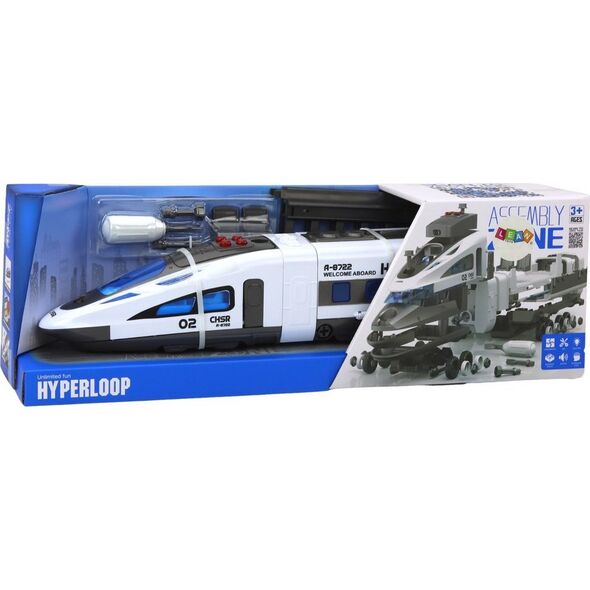 LeanToys Pociąg Kolejka Do Skręcania Śrubokręt Tory Światła Dźwięki 13676001 5905991006985