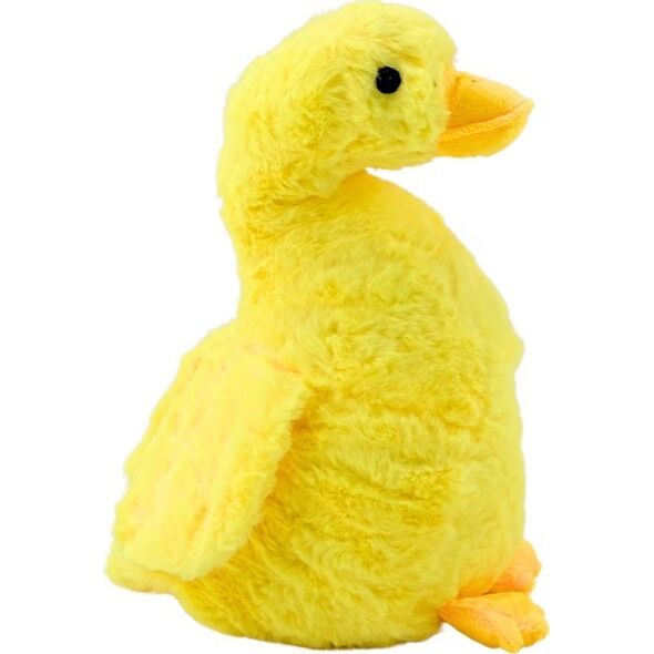 LeanToys Żółta Pluszowa Gęś Maskotka Przytulanka Pluszak Kaczka 30cm 13676178 5905991010555