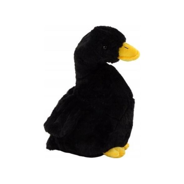 LeanToys Czarna Pluszowa Gęś Maskotka Przytulanka Pluszak Kaczka 30cm 13676183 5905991010593