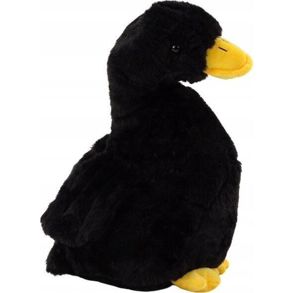 LeanToys Czarna Pluszowa Gęś Maskotka Przytulanka Pluszak Kaczka 30cm 13676183 5905991010593