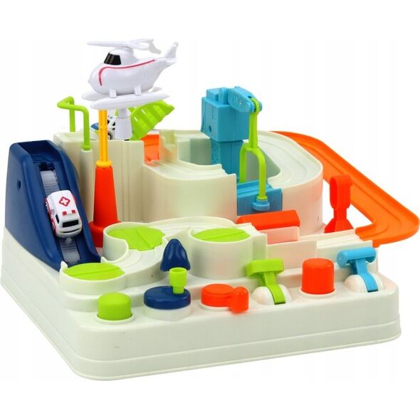 LeanToys Tor Przeszkód Interaktywny Parking Dla Dzieci Autka 13676203 5905991010968