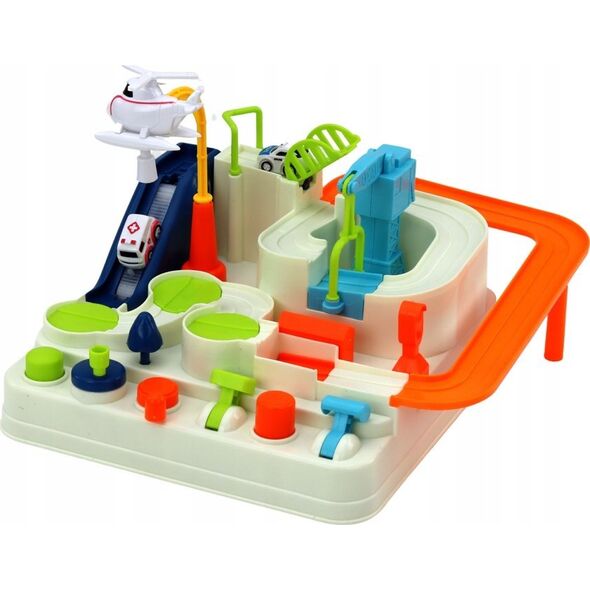 LeanToys Tor Przeszkód Interaktywny Parking Dla Dzieci Autka 13676203 5905991010968