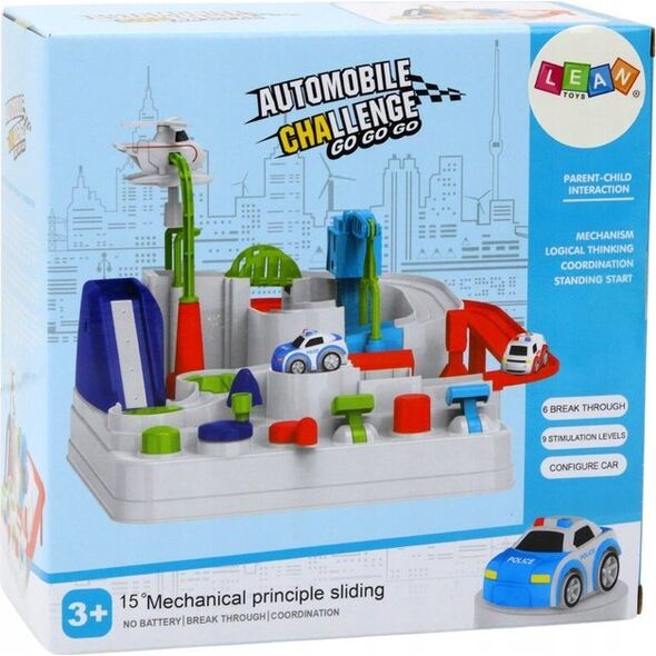 LeanToys Tor Przeszkód Interaktywny Parking Dla Dzieci Autka 13676203 5905991010968