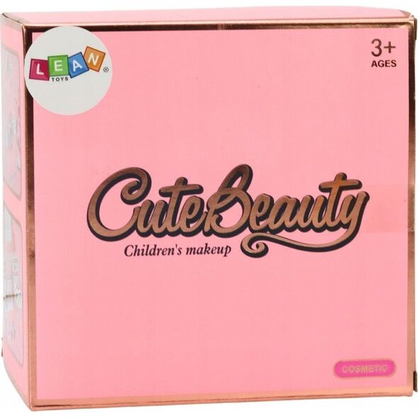 LeanToys Zestaw Piękności Do Makijażu W Szkatułce Karty z Modelkami Pędzelki 13676225 5905991011224